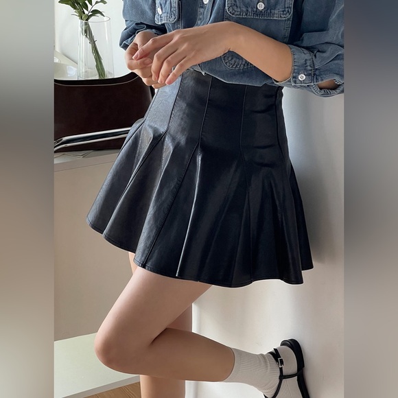 Leather skirt pants - Picture 5 of 6